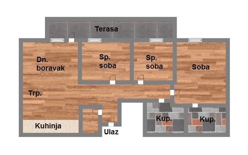 85m2 u izgradnji, parking mesto u ceni