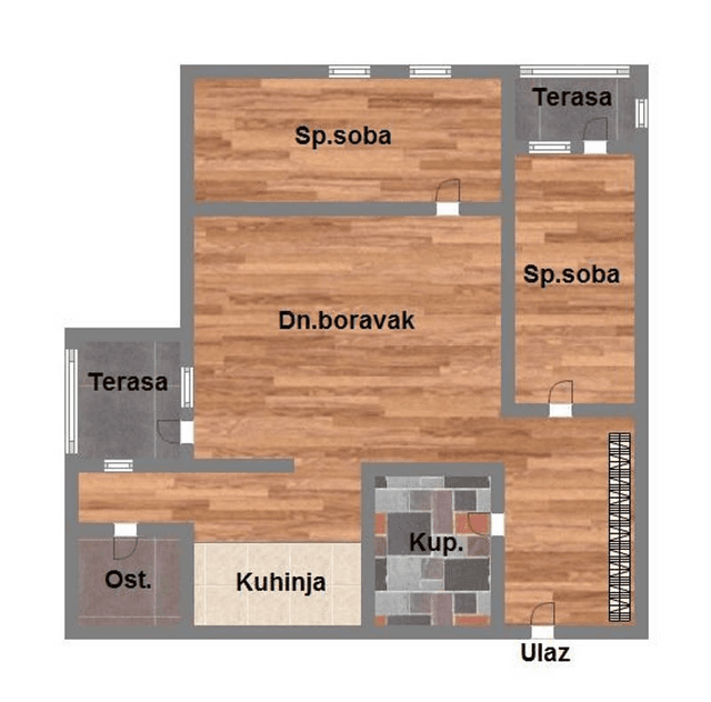 Komforan dvosoban stan na Limanu 3 -52m2 