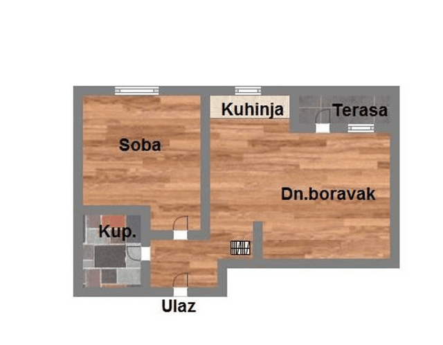 Telep! Dvosoban stan u izgradnji - 40m2