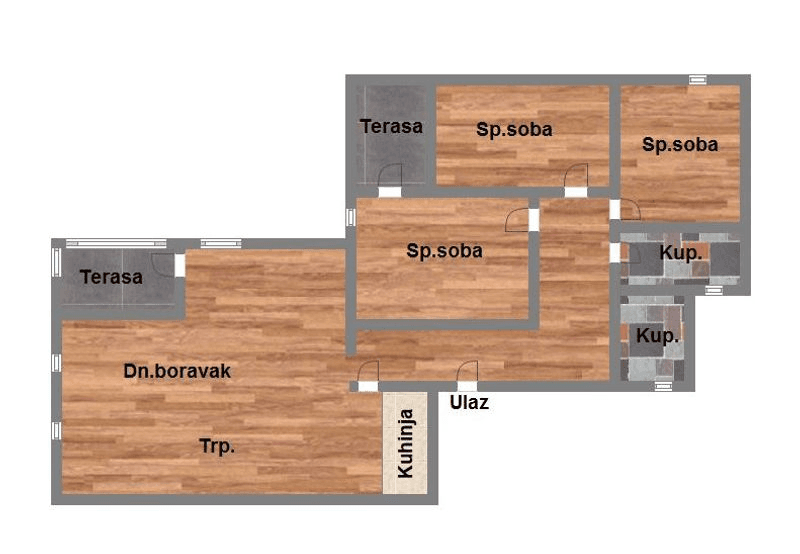 Izgradnja na Telepu 84,16m2. Cena je sa PDV-om 