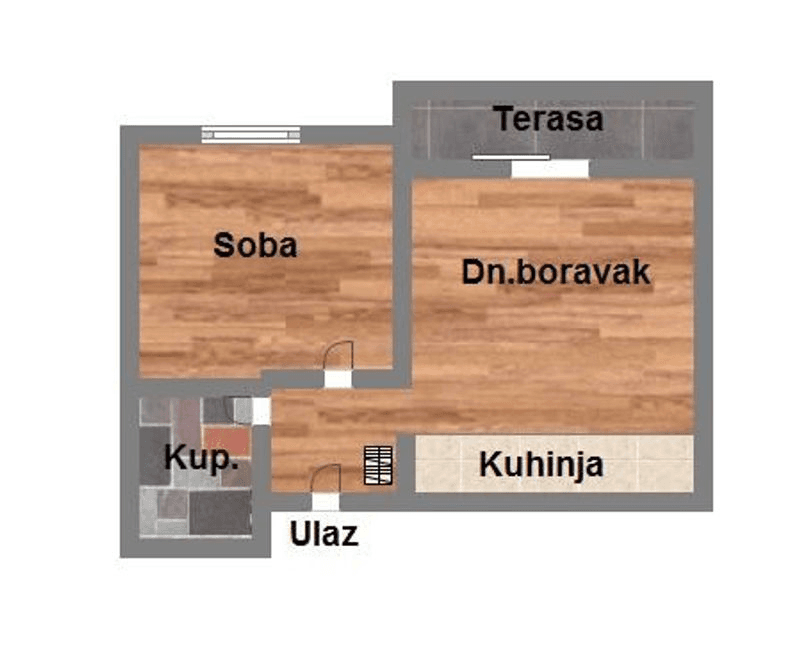 Izgradnja na Telepu, 40m2 