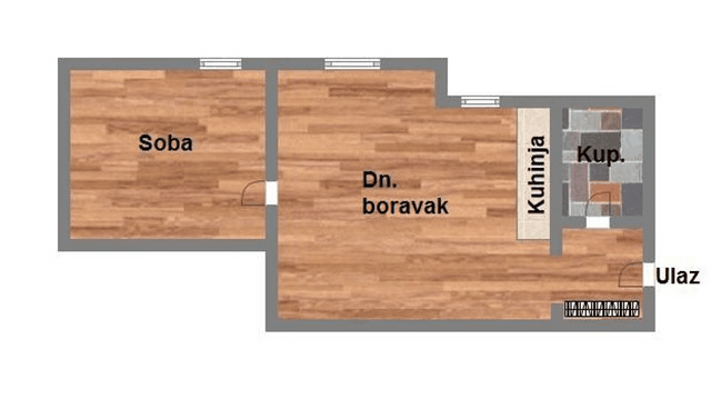 Dvosoban - 46m2 - Vrdnik, Centar