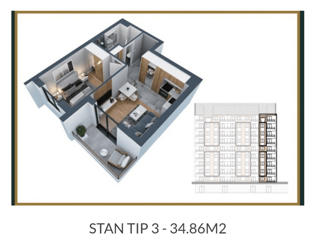 Apartman novogradnja-Zlatibor