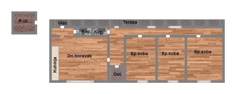 Porodična kuća na atraktivnoj lokaciji-151m2