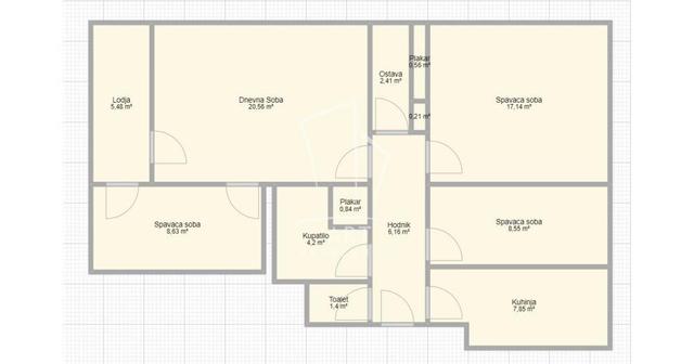 Blok 38, funkcionalan stan 86m2 ID#7472