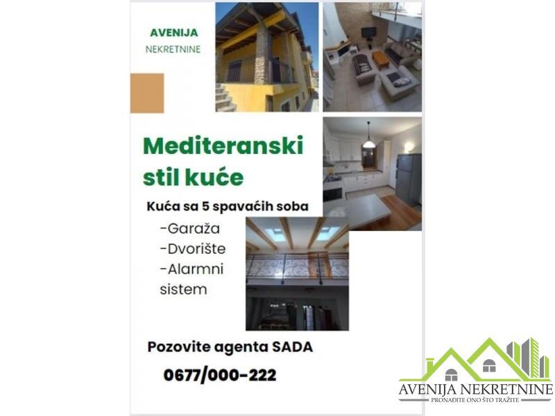 NIŠ – KUĆA U MEDITERANSKOM STILU - 309m2 - MOŽE NA KREDIT