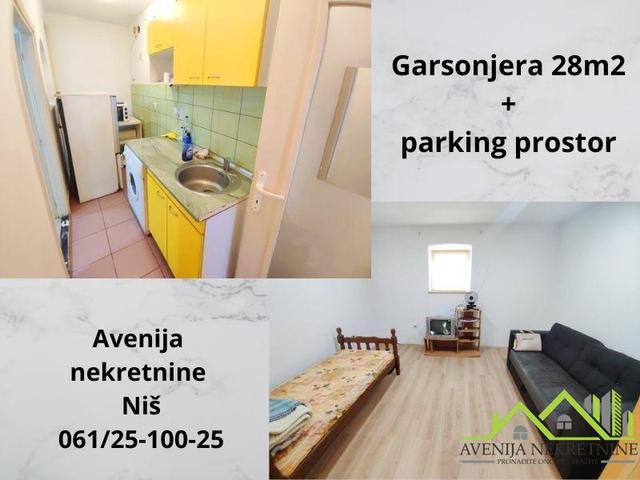  Palilula, Garsonjera 28m2 Suteren i parking prostor