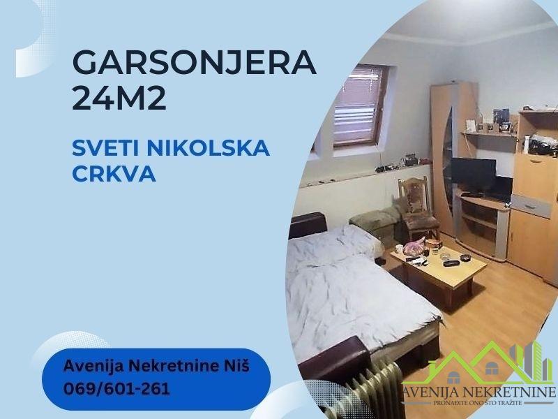 Garsonjera, 24m2, Sveti Nikolska crkva