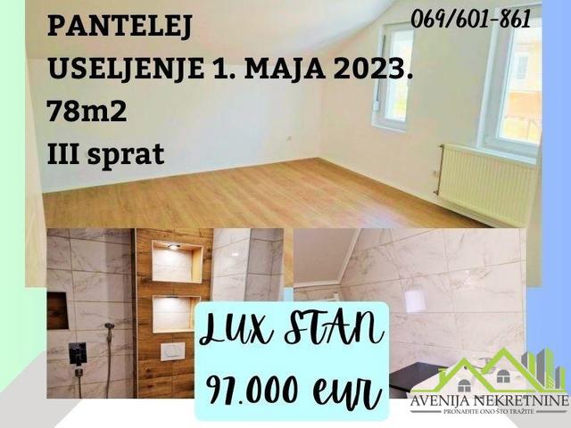 Pantelej, 78m2, Odlicna investicija, 97000 eur