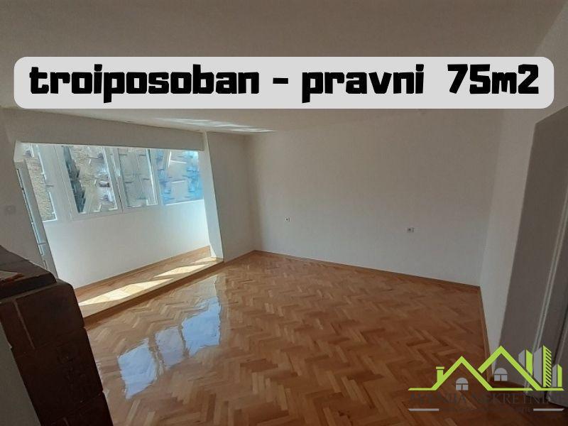 TROIPOSOBAN - PRAVNI FAKULTET - 75m2