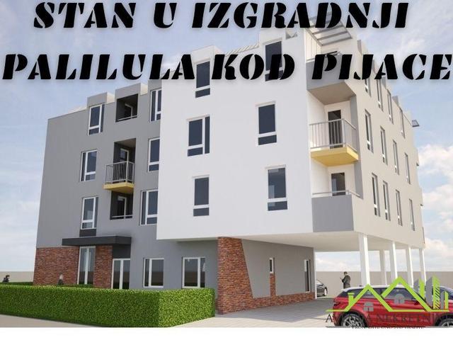 NIŠ - PALILULA - STAN U IZGRADNJI 70 m2 - POVRAĆAJ PDV-A