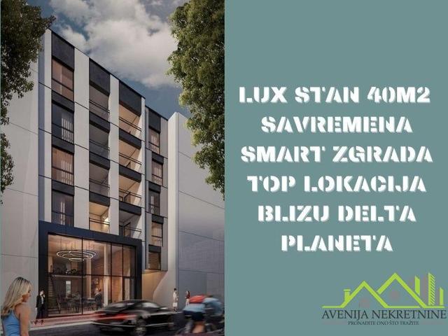 LUX STAN 40M2 U SMART ZGRADI BLIZU DELTA PLANETA - POVRAĆAJ PDV-a