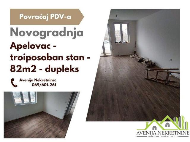 Novogradnja, Dupleks, 82m2, Povraćaj pdv