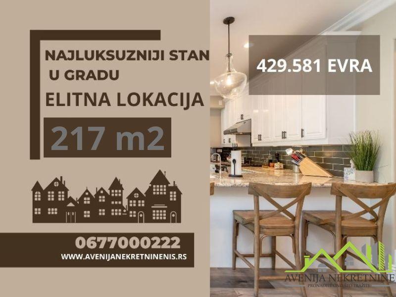 Top lokacija, novogradnja, pdv, četvorosoban stan penthouse 171m2, pdv 