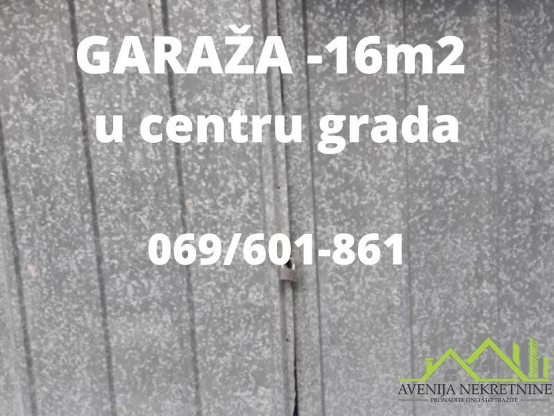 Garaža u centru grada- 16m2