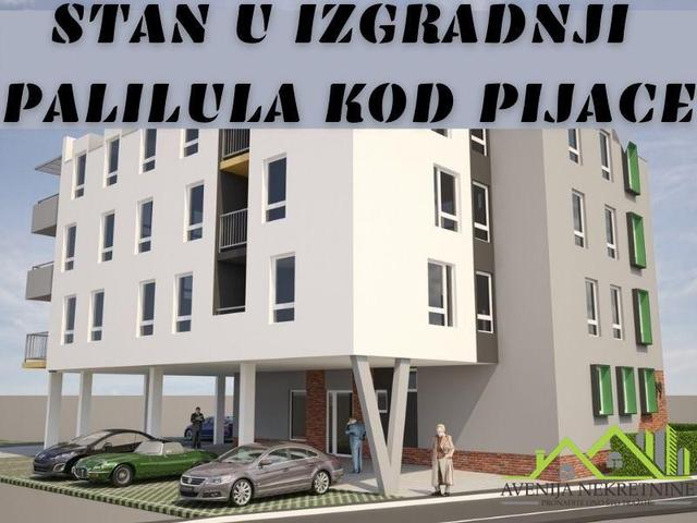 NIŠ - PALILULA - STAN U IZGRADNJI 44 m2 - POVRAĆAJ PDV-A