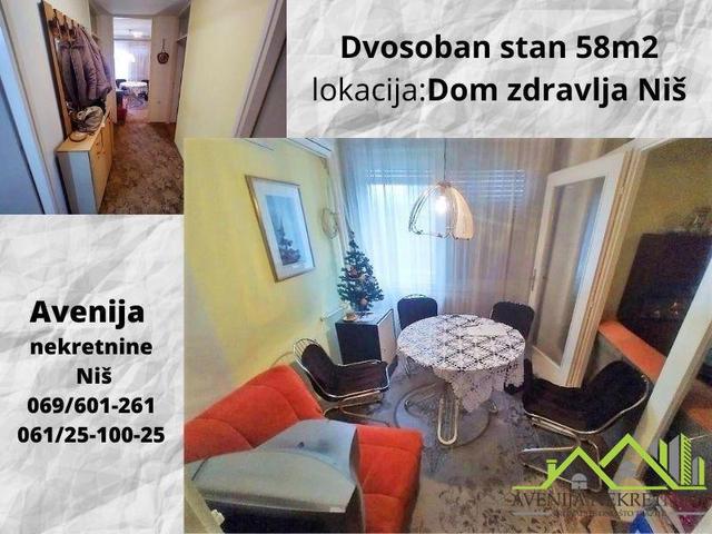 Bulevar Nemanjića, Dvosoban stan, 58m2