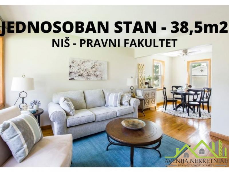 Niš, Kičevo, Jednosoban stan, 38,5m2