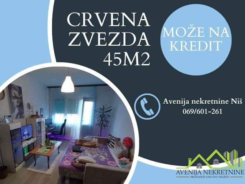 Crvena Zvezda, Stan, 45m2