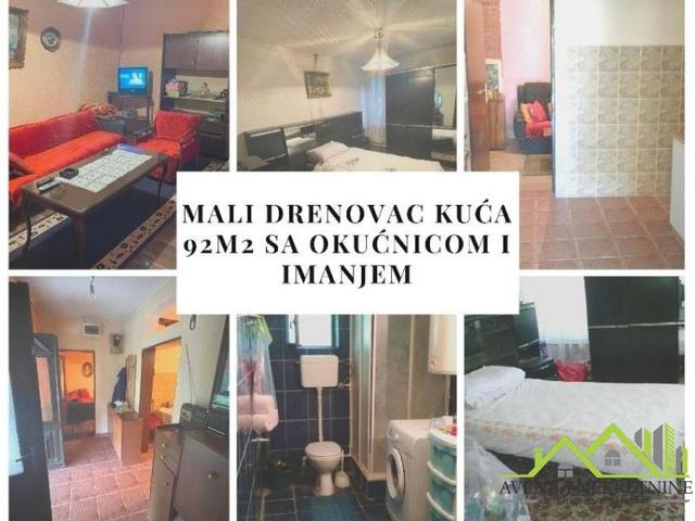 KUĆA 92m2 – MALI DRENOVAC - SA KOMPLETNIM NAMEŠTAJEM