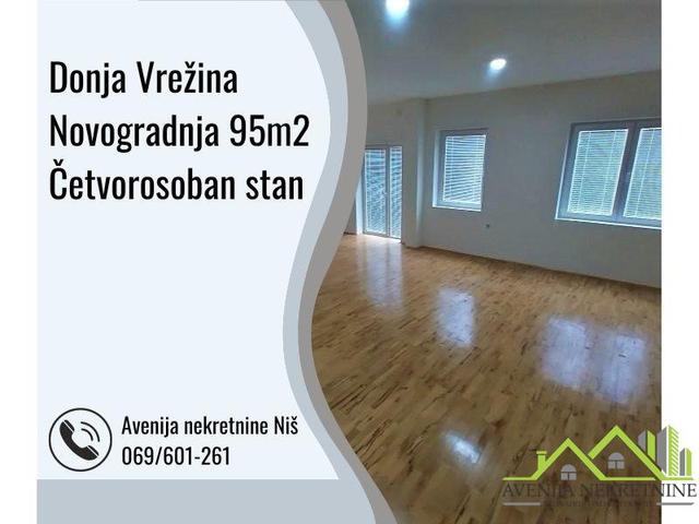 Donja Vrežina, Novogradnja, 95m2, Četvorosoban stan