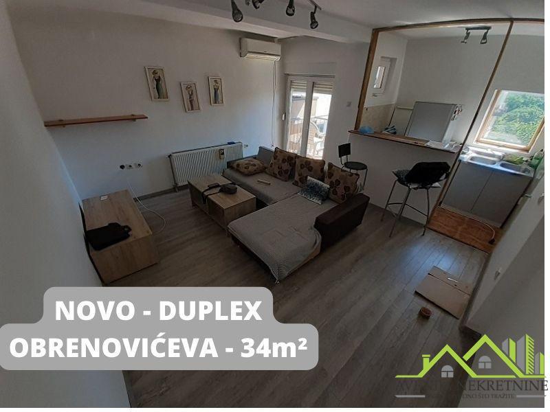 NOVO U PONUDI – NIŠ – OBRENOVIĆEVA – DUPLEX – 34m²