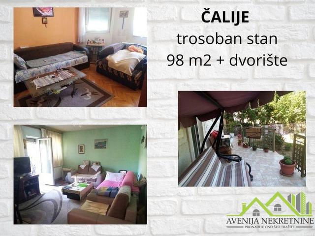 NIŠ - ČALIJE - TRSOBAN STAN 94m2 + DVORIŠTE 150m2