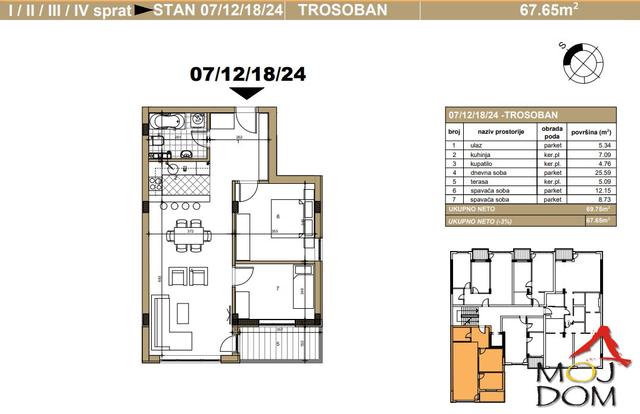 Stan,NOVI SAD,TELEP,kv: 70, € 168850, ID: 1028190