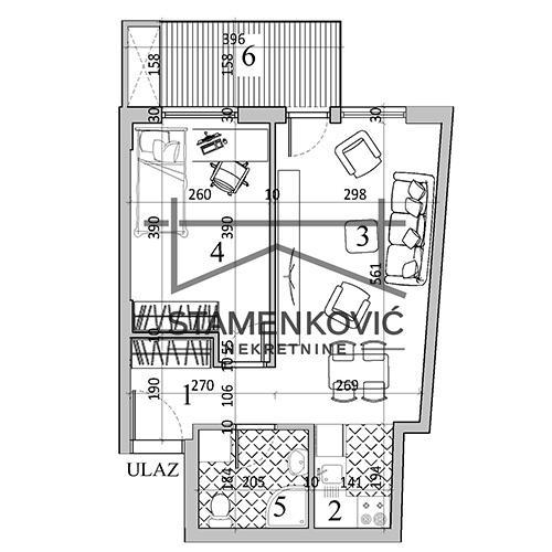 Nov jednoiposoban stan u novogradnji! ID#6143