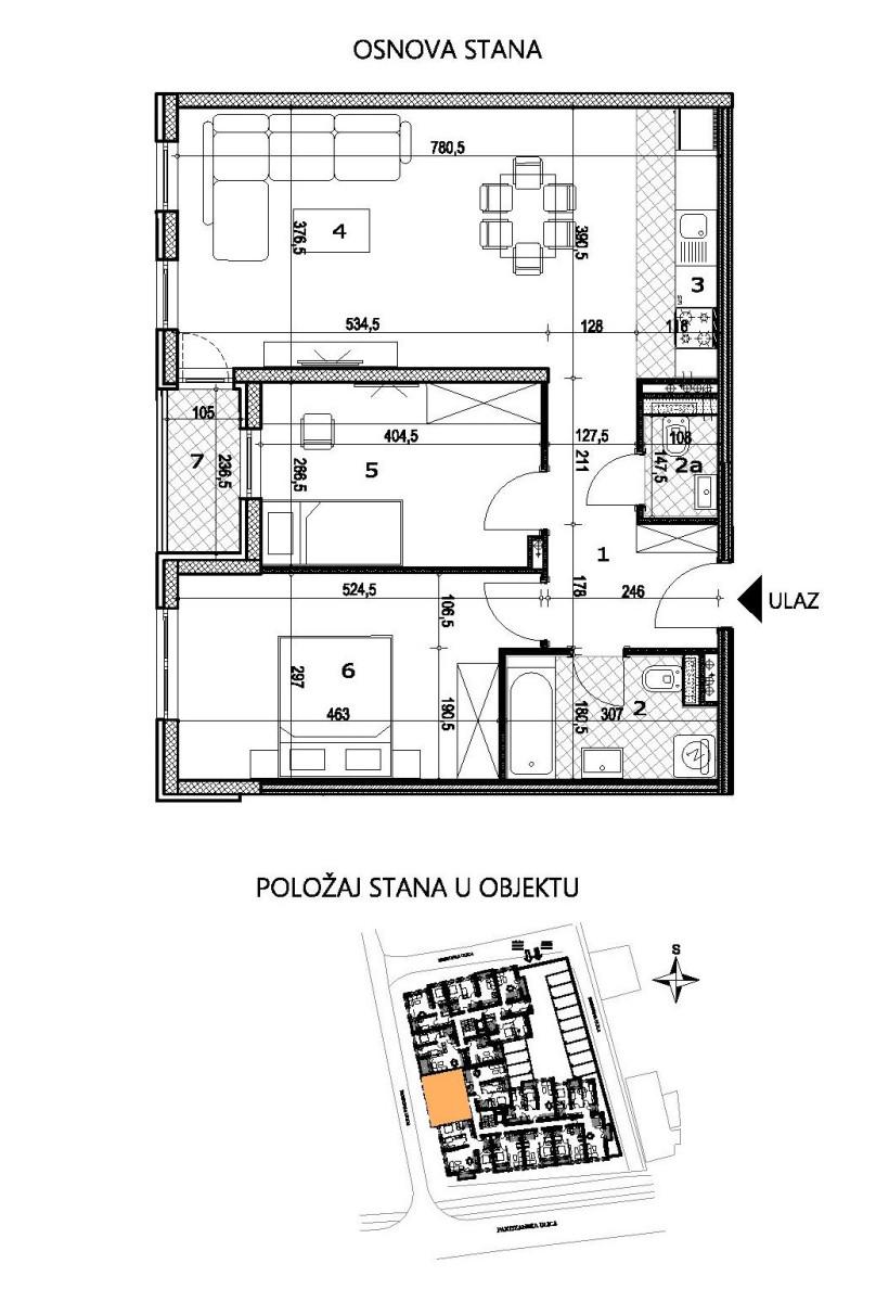 Stan,NOVI SAD,SALAJKA,kv: 71.13, € 161200, ID: 1038932