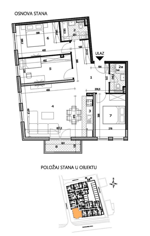 Stan,NOVI SAD,SALAJKA,kv: 87.74, € 189800, ID: 1038933