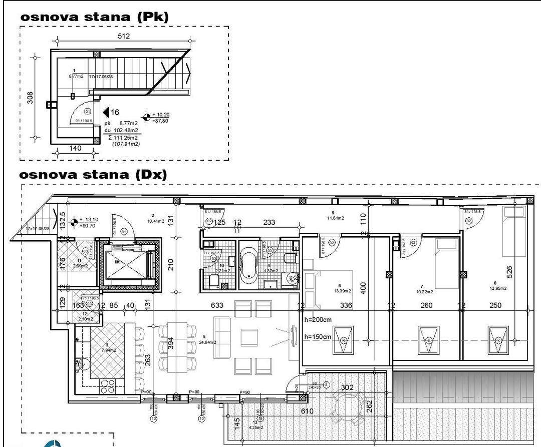 Stan,NOVI SAD,TELEP,kv: 107.91, € 206000, ID: 1039196