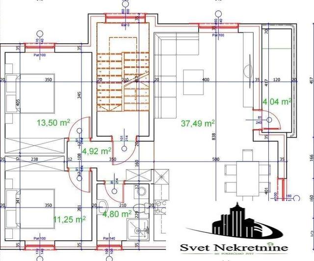 Stan,NOVI SAD,ADICE,kv: 74.00, € 137200, ID: 1039675