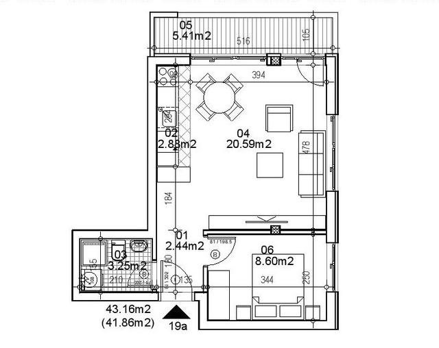 Stan,NOVI SAD,TELEP,kv: 41.58, € 89950, ID: 1039690