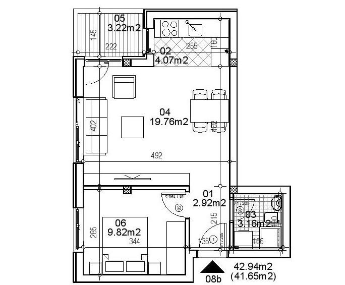 Stan,NOVI SAD,TELEP,kv: 41.55, € 89900, ID: 1039699