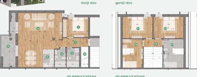 Stan,NOVI SAD,ADICE,kv: 125.88, € 154500, ID: 1040437