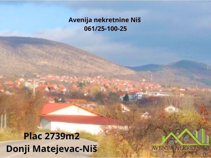 Plac Donji Matejevac 2739m2