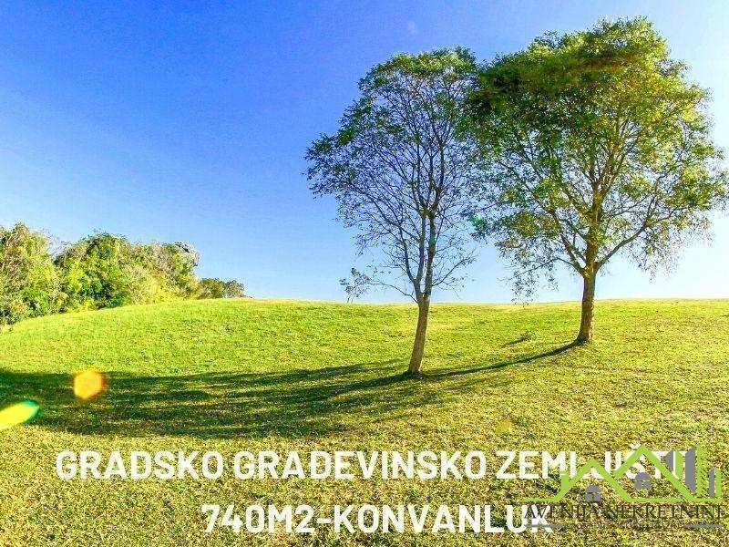 GRADSKO GRAĐEVINSKO ZEMLJIŠTE 740M2 -KONVANLUK